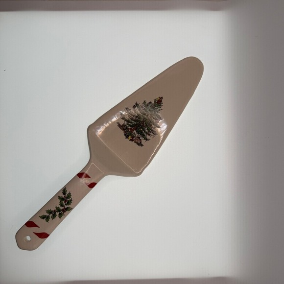 Spode Other - Spode Christmas Tree Ceramic Cake Server S3324-A18 Holiday Serveware